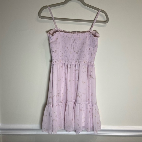 Wilfred Tempest Sleeveless Mini Dress Mochi Pnk/ Light Birch Size Small - Picture 7 of 11